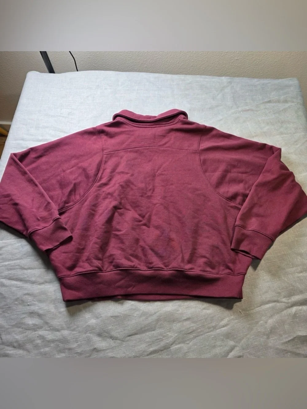 Wild Fable Maroon Half-Zip Sweatshirt Women’s Size XXL - Picture 2 of 5